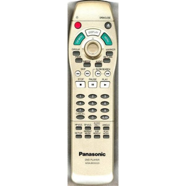 Panasonic N2QAJB000020 DVD Remote Control