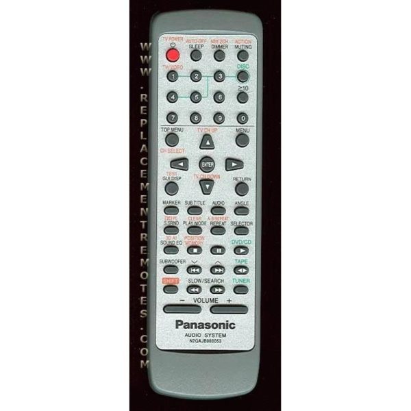 Panasonic N2QAJB000053 Audio Remote Control