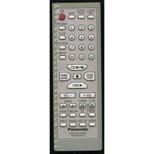 Panasonic N2QAYB000005 Audio Remote Control