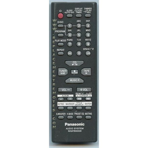 Panasonic N2QAYB000029 Audio Remote Control