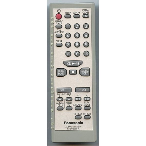 Panasonic N2QAYB000105 Audio Remote Control