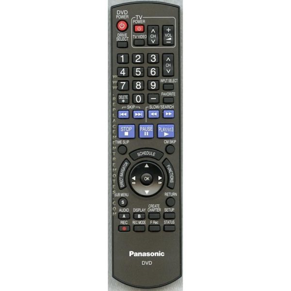 Panasonic N2QAYB000196 DVDR Remote Control