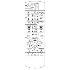 Panasonic N2QAYB000580 Blu-ray Remote Control