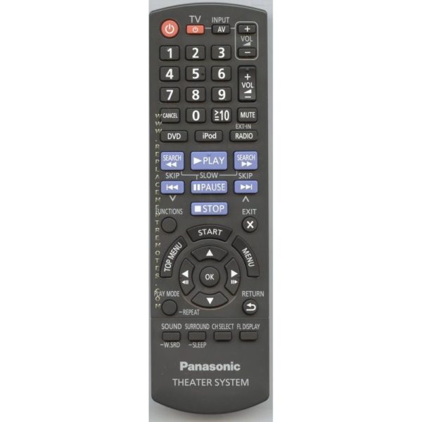 Panasonic N2QAYB000702 Home Theater Remote Control