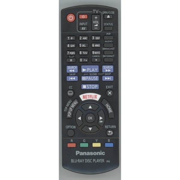 Panasonic N2QAYB001023 Blu-ray Remote Control