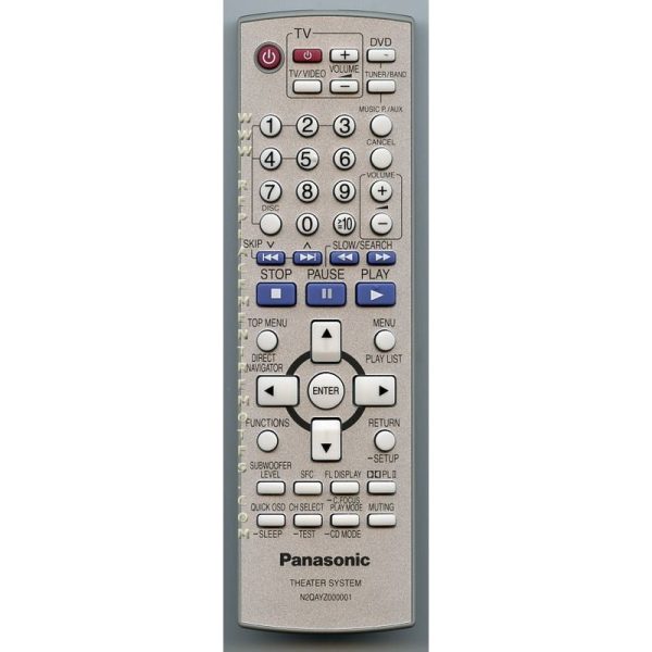 Panasonic N2QAYZ000001 Home Theater Remote Control