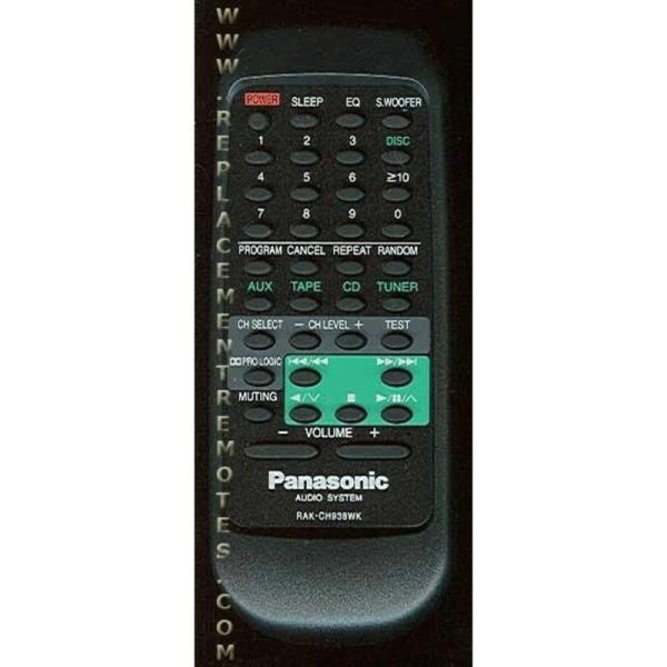 Panasonic RAKCH938WK Audio Remote Control