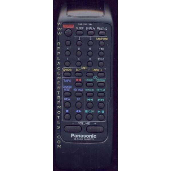 Panasonic RAKRX119WH Audio Remote Control
