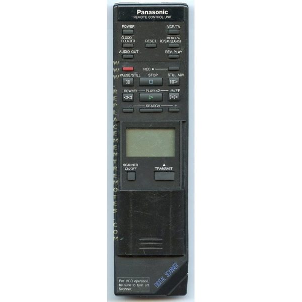 Panasonic VEQ0985 VCR Remote Control