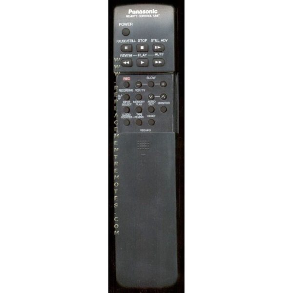 Panasonic VEQ1413 VCR Remote Control