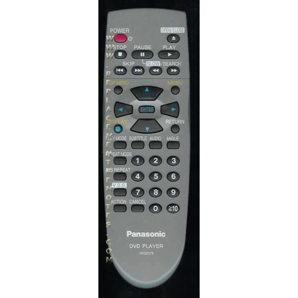 Panasonic VEQ2378 DVD Remote Control