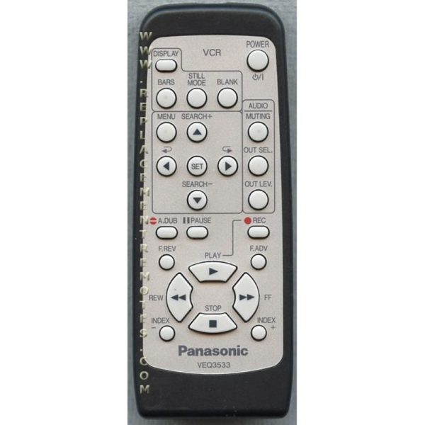 Panasonic VEQ3533 VCR Remote Control