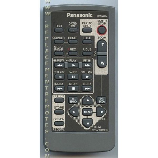 Panasonic VFA0402 Video Camera Remote Control