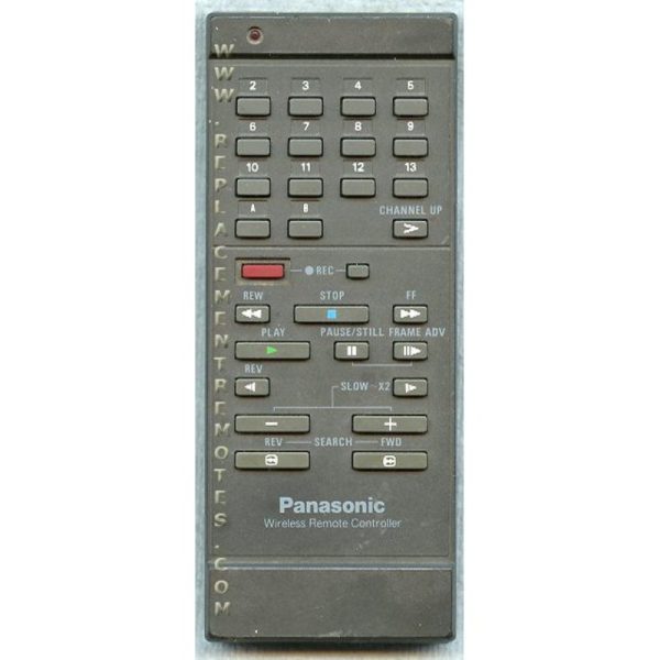 Panasonic VSQ0227 VCR Remote Control