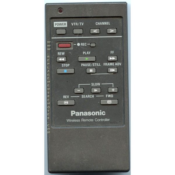 Panasonic VSQ0252 VCR Remote Control