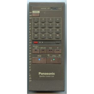 Panasonic VSQ0338 VCR Remote Control