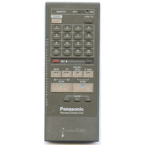 Panasonic VSQ0478 VCR Remote Control