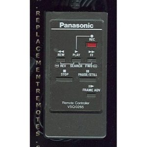 Panasonic VSQS0265 VCR Remote Control
