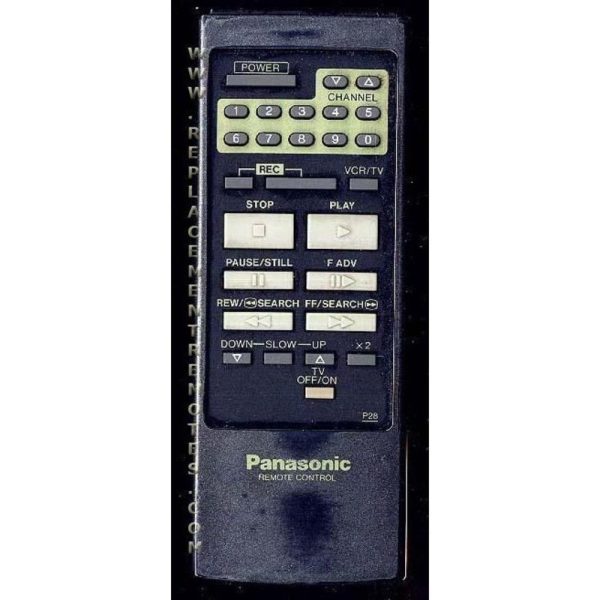Panasonic VSQS0508 VCR Remote Control
