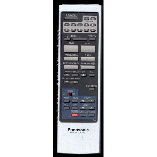 Panasonic VSQS0571 VCR Remote Control