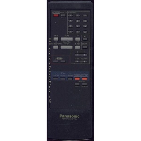 Panasonic VSQS0625 VCR Remote Control