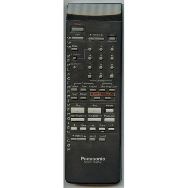 Panasonic VSQS0702 VCR Remote Control