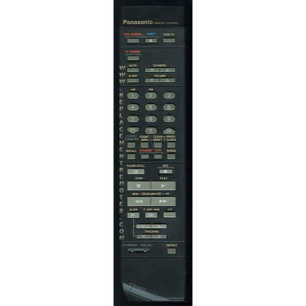 Panasonic VSQS0733 VCR Remote Control