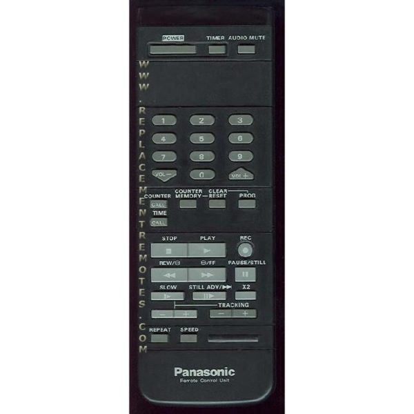 Panasonic VSQS0881 VCR Remote Control