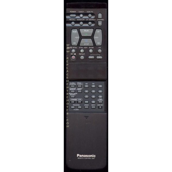 Panasonic VSQS1047 VCR Remote Control