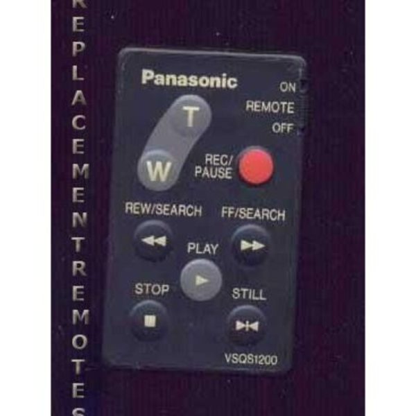 Panasonic VSQS1200 Video Camera Remote Control