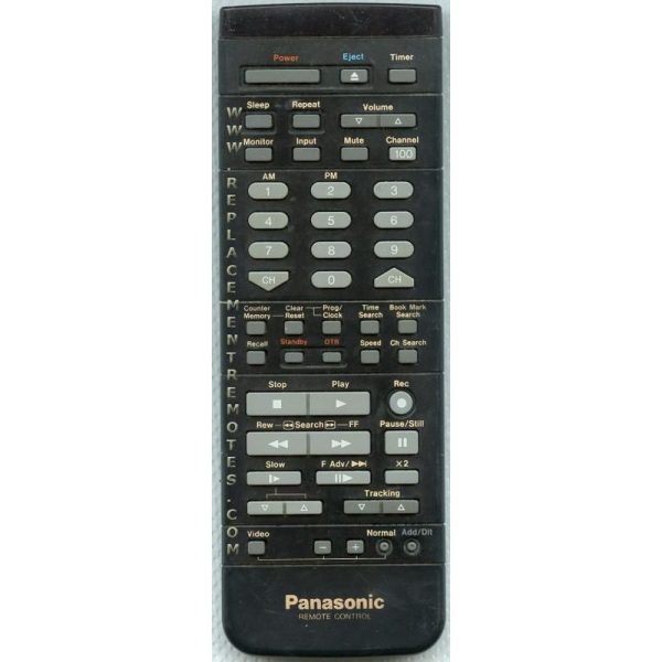 Panasonic VSQS1225 TV/VCR Remote Control