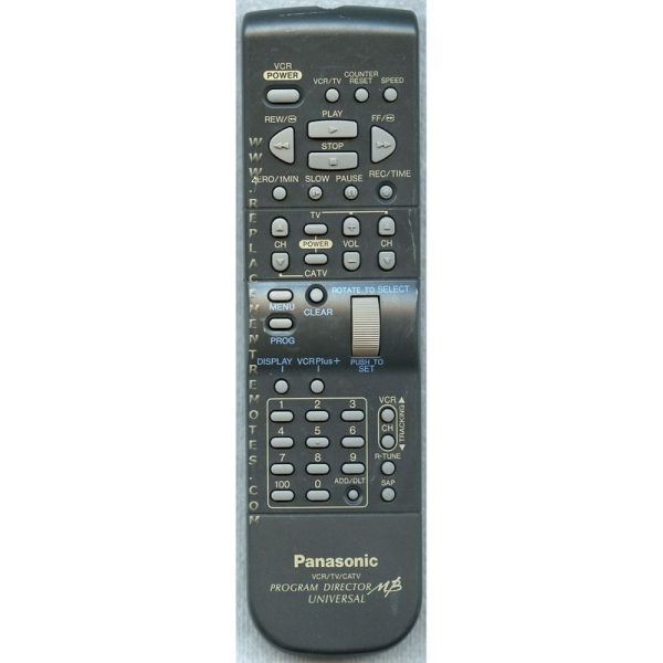 Panasonic VSQS1411 TV/VCR Remote Control