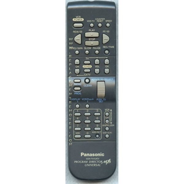 Panasonic VSQS1447 VCR Remote Control