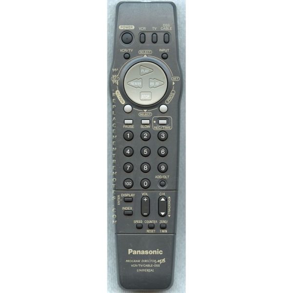 Panasonic VSQS1560 VCR Remote Control