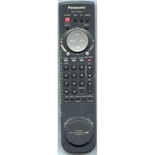 Panasonic VSQS1588 VCR Remote Control