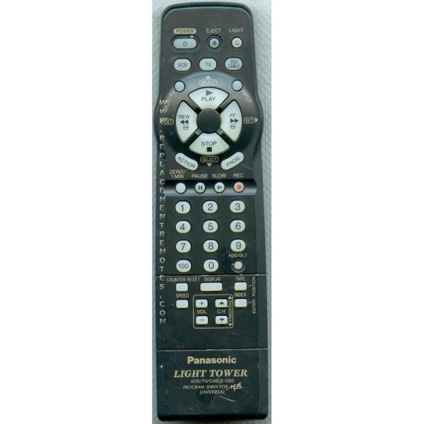 Panasonic VSQS1597 VCR Remote Control