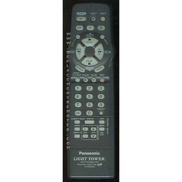 Panasonic VSQS1598 VCR Remote Control