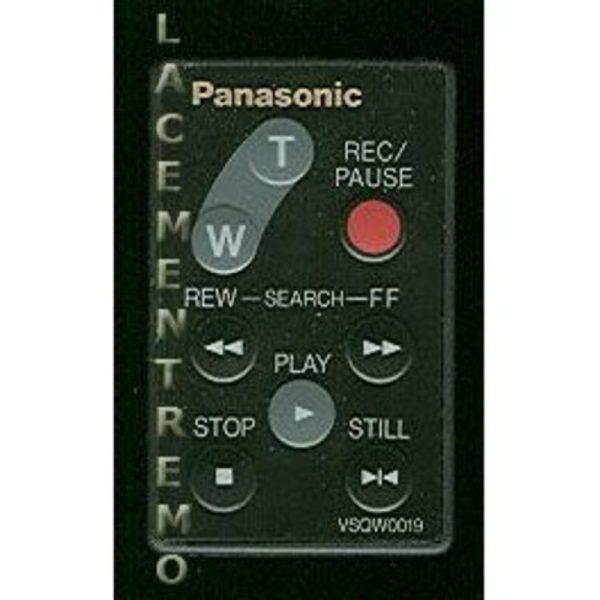 Panasonic VSQW0019 Video Camera Remote Control