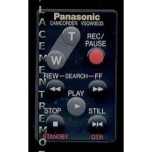 Panasonic VSQW0033 Video Camera Remote Control