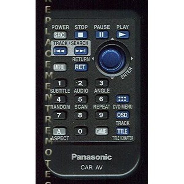 Panasonic YEFX9995601 Car Audio Remote Control
