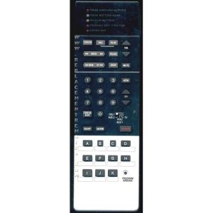 Philips 00GS525BDC04 VCR Remote Control