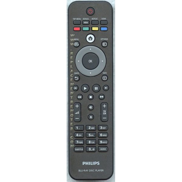 Philips BDP7300 Blu-ray Remote Control