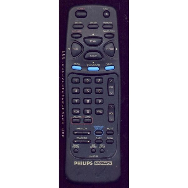 Philips-Magnavox N0400UD VCR Remote Control