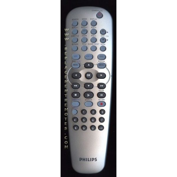 Philips NA722UD DVD Player / VCR Recorder Combo Remote Control – NA722UD