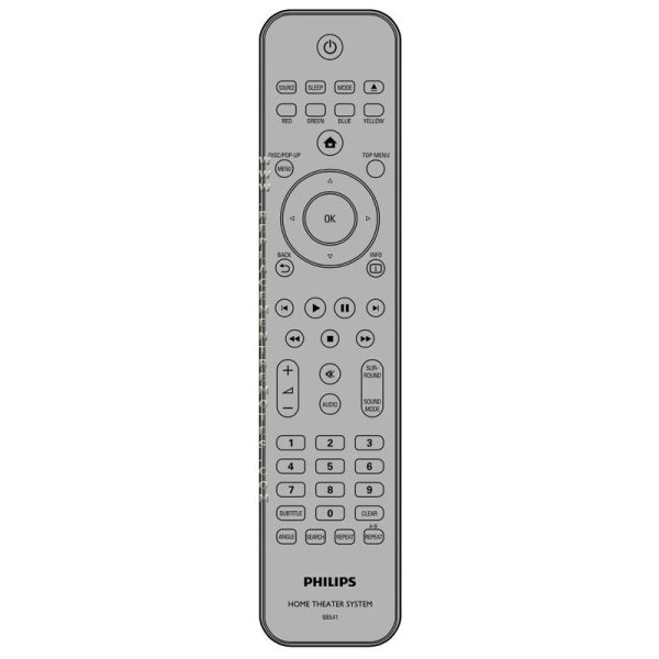 Philips NB541UD Home Theater Remote Control