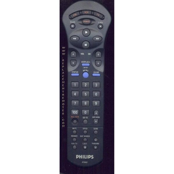 Philips RT8962/01 VCR Remote Control
