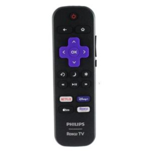 Philips URMT21CND027 ROKU TV Remote Control – Netflix, Disney, Apple TV +, Roku – URMT21CND027