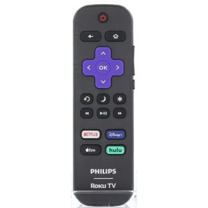 Philips URMT26CND033 2023 Roku TV Remote Control – Netflix, Disney, Apple TV +, Hulu – URMT26CND033