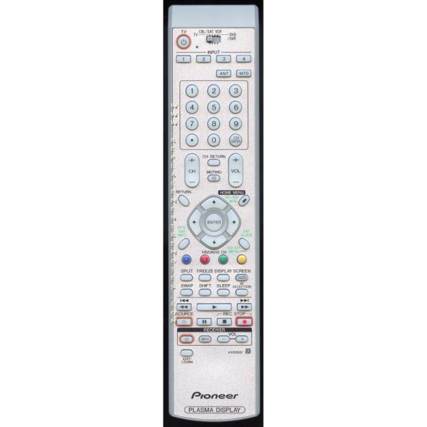 Pioneer AXD1502 TV Remote Control