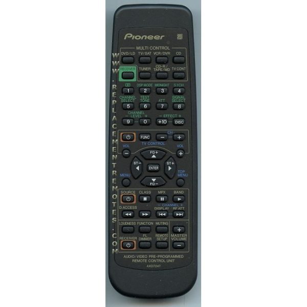 Pioneer AXD7247 Audio Remote Control